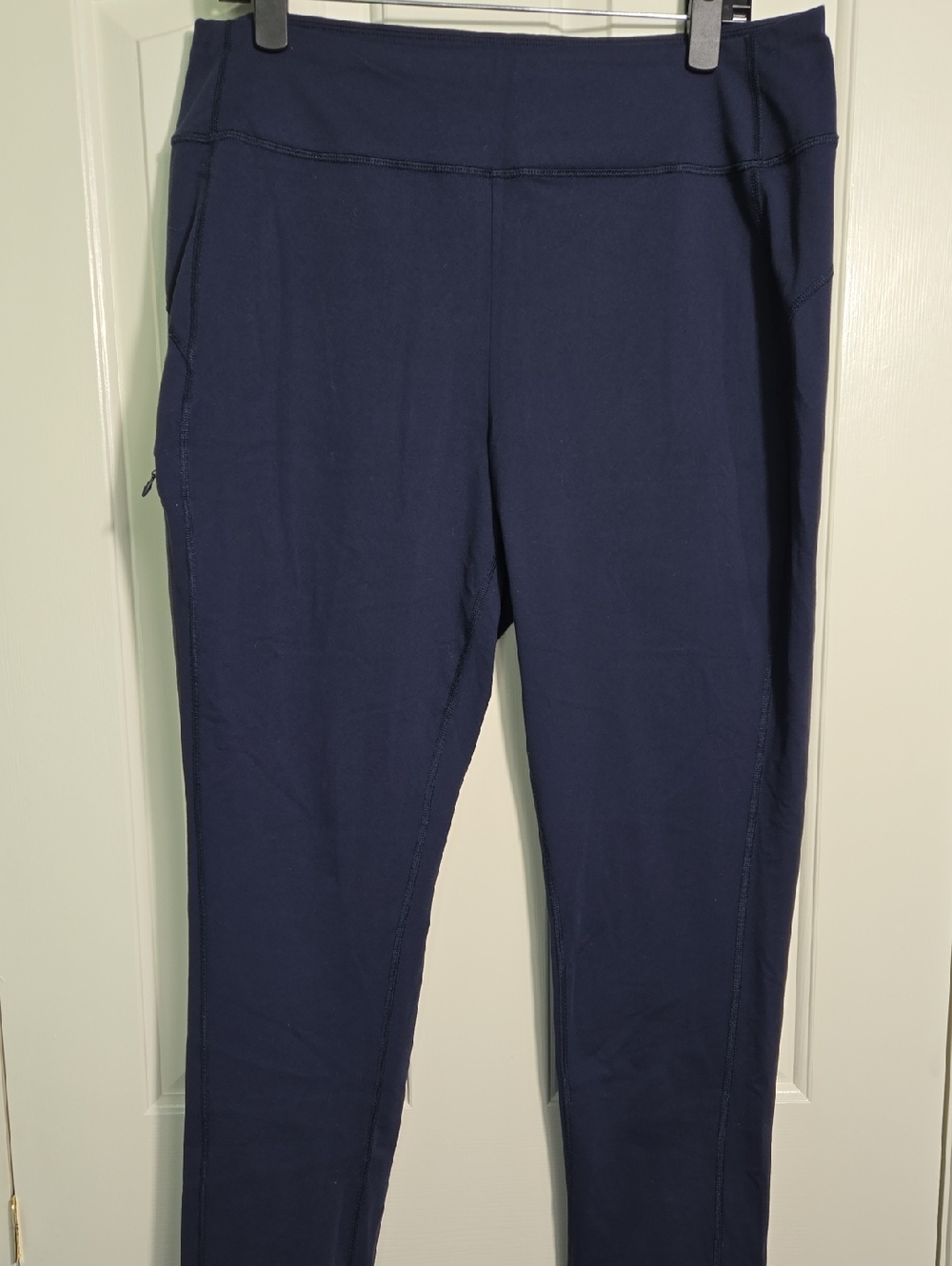 Duluth Trading Dry‑On‑The‑Fly Pants • Navy • L × 29 • Quick‑Dry Hiking Travel